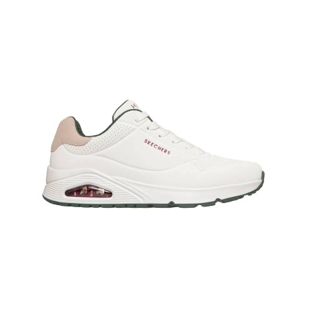 SKECHERS 183004 UNO SUITED ON AIR Sneakers Uomo Stringate White/Green