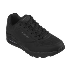 SKECHERS 52458 STAND ON AIR Sneakers Uomo Stringate Nero 2