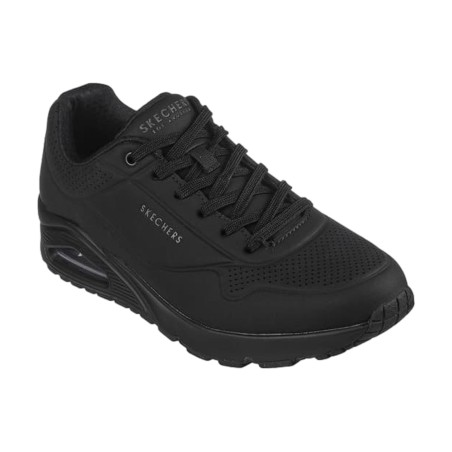 SKECHERS 52458 STAND ON AIR Sneakers Uomo Stringate Nero