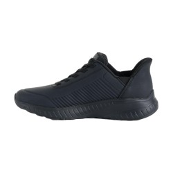 SKECHERS 118305 BOBS SQUAD CHAOS HEEL PREFERRED Sneakers Uomo Con Lacci Elastici Slip-Ins Black 2