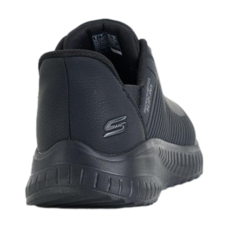 SKECHERS 118305 BOBS SQUAD CHAOS HEEL PREFERRED Sneakers Uomo Con Lacci Elastici Slip-Ins Black