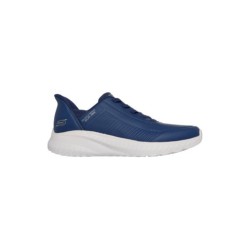 SKECHERS 118305 BOBS SQUAD CHAOS HEEL PREFERRED Sneakers Uomo Con Lacci Elastici Slip-Ins Dark Navy