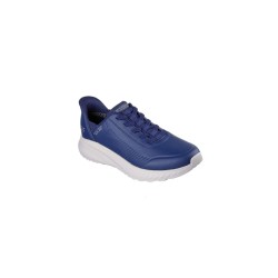 SKECHERS 118305 BOBS SQUAD CHAOS HEEL PREFERRED Sneakers Uomo Con Lacci Elastici Slip-Ins Dark Navy 2