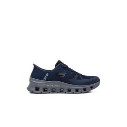 SKECHERS 232930 GLIDE-STEP PRO Sneakers Uomo Con Lacci Elastici Slip-Ins Navy/ Chrcl