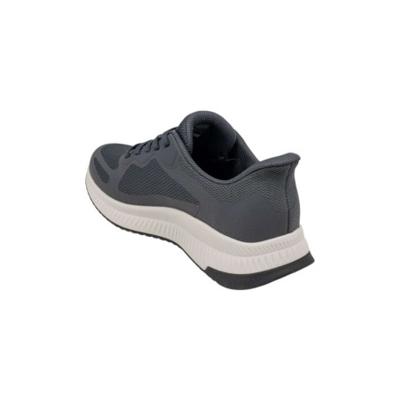 SKECHERS 118423 BOBS SQUAD 4 Sneakers Uomo Con Lacci Elastici Slip-Ins Charcoal