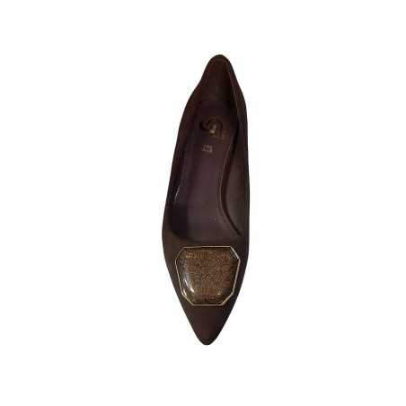 Gold & Gold GP1016 Decolletè Donna Tacco Basso Con Accessorio Caffè