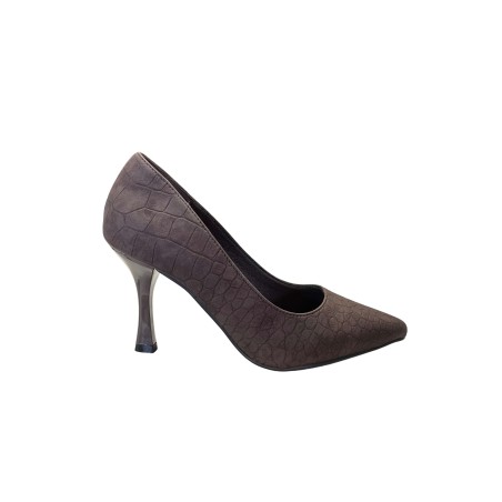 Gold & Gold GD511 Decolletè Donna Tacco Alto Caffè