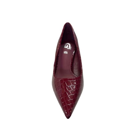 Gold & Gold GD522 Decolletè Donna Tacco Medio In Vernice Bordeaux