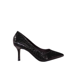 Gold & Gold GD522 Decolletè Donna Tacco Medio In Vernice Nero