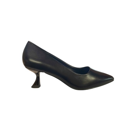 Gold & Gold FG15 Decolletè Donna Tacco Basso Nero