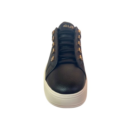 Paciotti 4US 4BX262 Sneakers Donna Platform Stringate Nero
