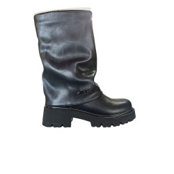 Paciotti 4US 4BX280 Stivale Donna Con Zip Laterale Nero