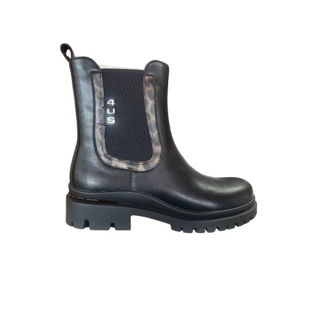 Paciotti 4US 4BX288 Stivaletto Donna Con Elastico Nero