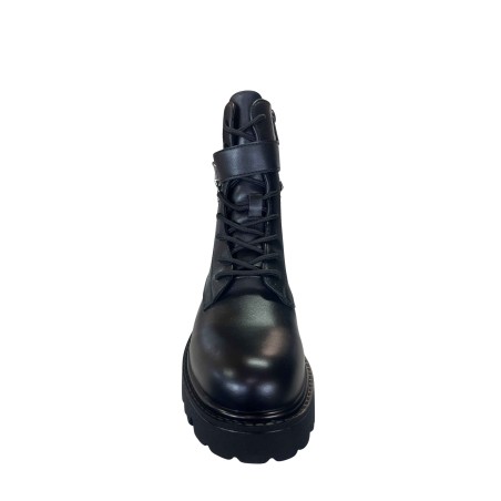Paciotti 4US 4BX279 Anfibi Donna Con Accessorio e Zip Laterale Nero