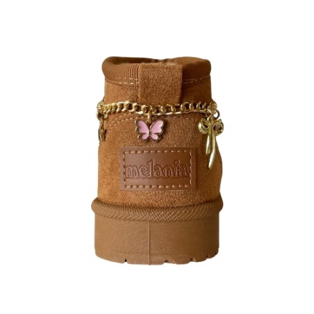Melania MS 65091 Stivaletti Mammut Bambina Con Catenella e Accessori Camel