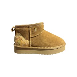 Alviero Martini 1a Classe Z1575  417B Stivaletto Donna Con Pelliccia Natural
