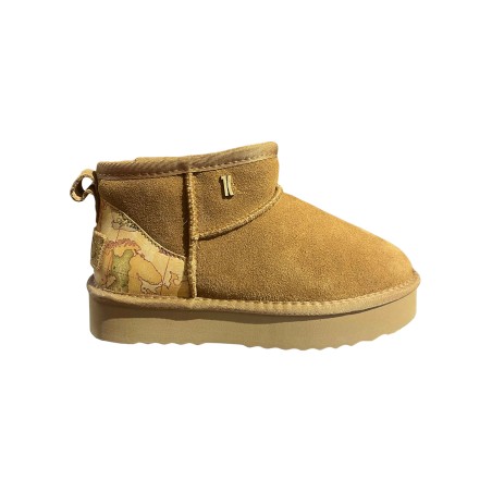 Alviero Martini 1a Classe Z1575  417B Stivaletto Donna Con Pelliccia Natural