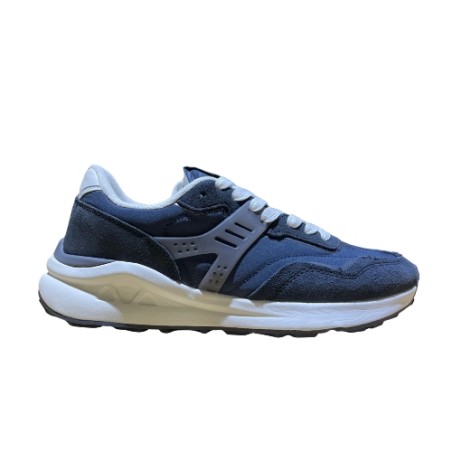 Ellesse JAMAR Sneakers Uomo Stringate Camoscio Nylon Blu