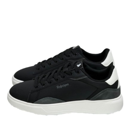 Refrigue ZUNO FW26 Sneakers Uomo Stringate Black White