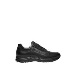 Nero Giardini I601280U SAUVAGE Sneakers Uomo Stringate Con Zip Laterale Black