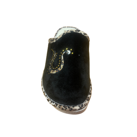 Riposella BASILIA I WC00BX Pantofola Donna Nero