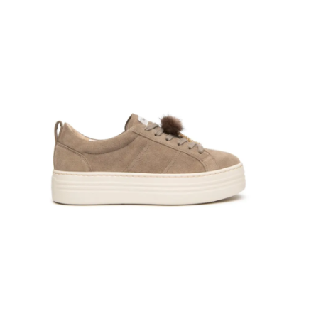 Nero Giardini  VELOUR I617441D Sneakers Donna Stringate Con Accessorio Fango