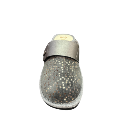 Riposella STELLA I WC04BX Ciabatte Donna Con Strappo Grigio
