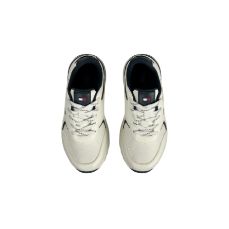 Tommy Hilfiger T3X9 Sneakers Ragazzo/A Stringate Bianco/Blu