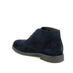 Geox U6658D 00022 C4021 U CLAUDIO Polacchine Uomo In Camoscio Dk.Blu 2