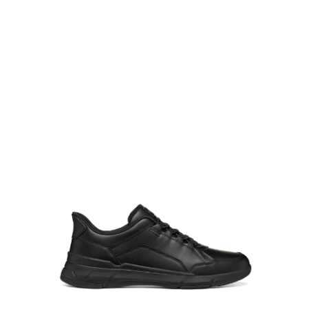 Geox U659KA 000BC C9999 U VITTOUR PLUS Sneakers Uomo Slip-in Con Lacci Elastici Black