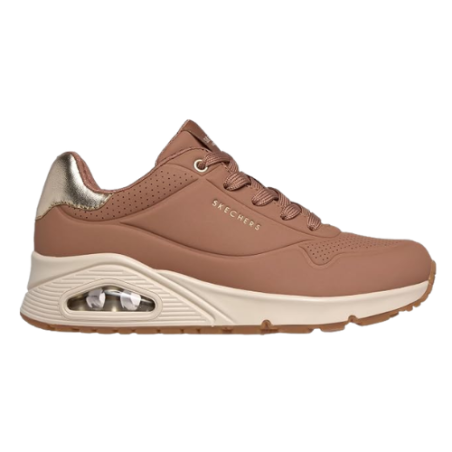 SKECHERS 177094 UNO GOLDEN AIR Sneakers Donna Stringate Tan