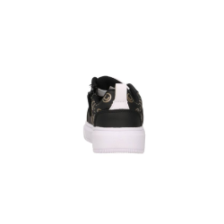 Paciotti 4US K252020 Sneakers Bambina Stringate Con Logo Laterale Black Gold 2