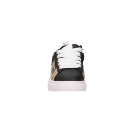 Paciotti 4US K252020 Sneakers Bambina Stringate Con Logo Laterale Black Gold