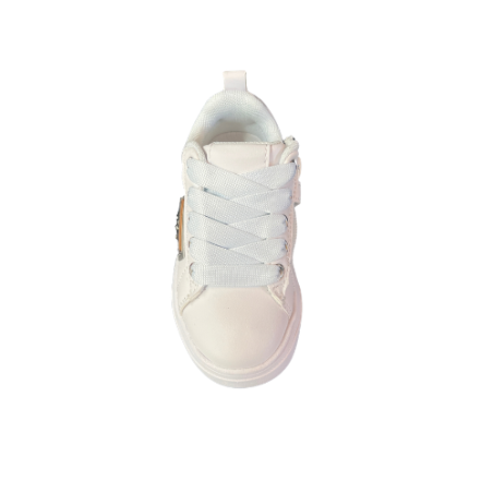 Paciotti 4US K252020 Sneakers Bambina Stringate Con Logo Laterale White