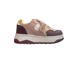 Paciotti 4US K251923 Sneakers Bambina Stringate Con Strappo Pink Bordeaux
