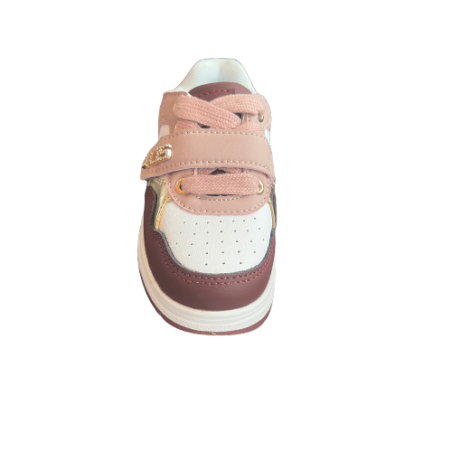 Paciotti 4US K251923 Sneakers Bambina Stringate Con Strappo Pink Bordeaux