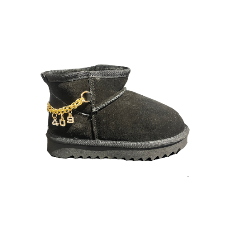 Paciotti 4US OM-02 Stivaletto Bambina Con Catena Nero