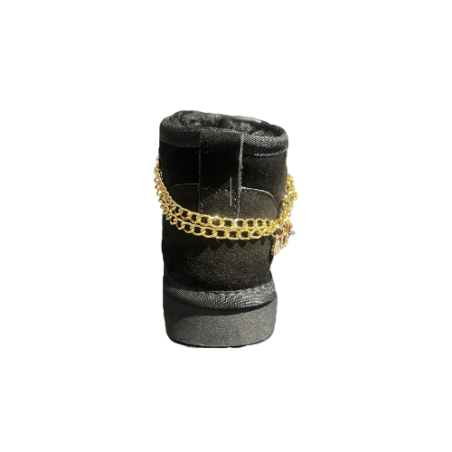 Paciotti 4US OM-02 Stivaletto Bambina Con Catena Nero