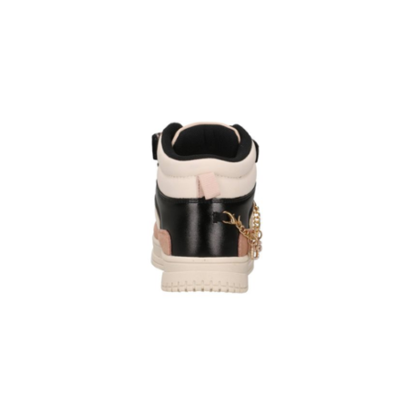 Paciotti 4US K251809 Sneakers Stivaletto Bambina Con Strappo e Lacci Elastici Beige Pink