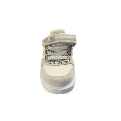 Paciotti 4US K252036 Sneakers Bambina Con Lacci Elastici E Strappo Beige Red 2