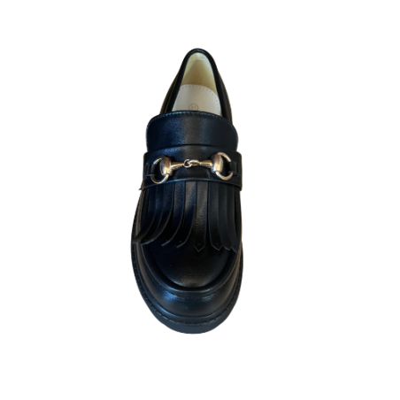 Paciotti 4US SF009 Mocassino Bambina Con Accessorio Nero