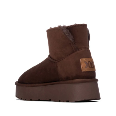 XTI 142197 Stivaletto Donna Gambale Alto Marrone