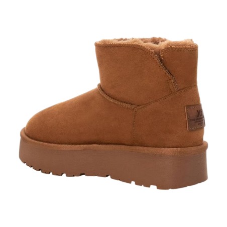 XTI 142197  Stivaletto Donna Gambale Alto Camel
