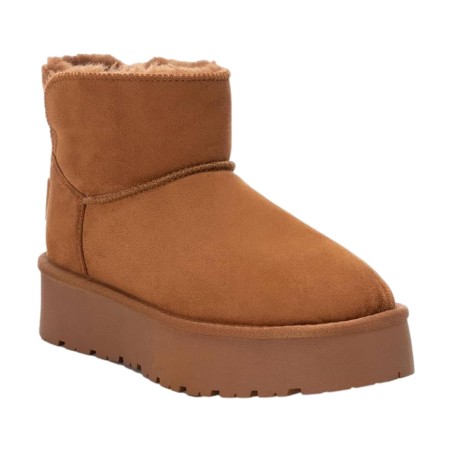 XTI 142197  Stivaletto Donna Gambale Alto Camel
