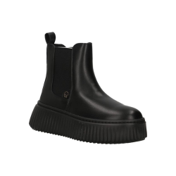 Gold & Gold GR671 Stivaletto Donna Platform Nero