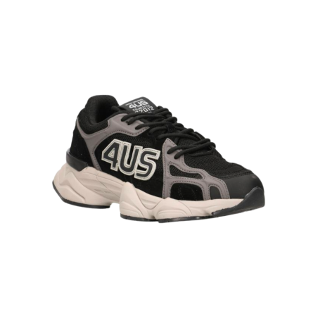 Paciotti 4US 25 902 Sneakers Uomo in Pelle Stringate Black