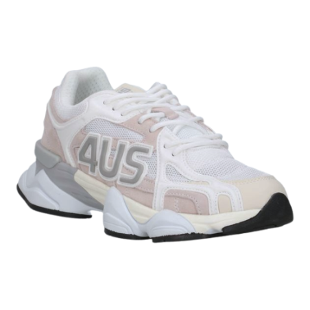 Paciotti 4US 25 902 Sneakers Uomo in Camoscio Stringate Off White