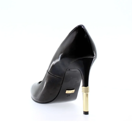 Paciotti 4US 4K2519 Décolleté in Vernice Donna Tacco Alto Con Strass Nero