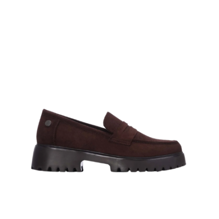 Refresh 176030 Mocassino Donna Eco Camoscio Marrone