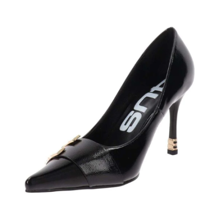 Paciotti 4US 4K2518 Décolleté Donna in Vernice Tacco Alto  Nero